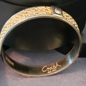 Gold coach bangle